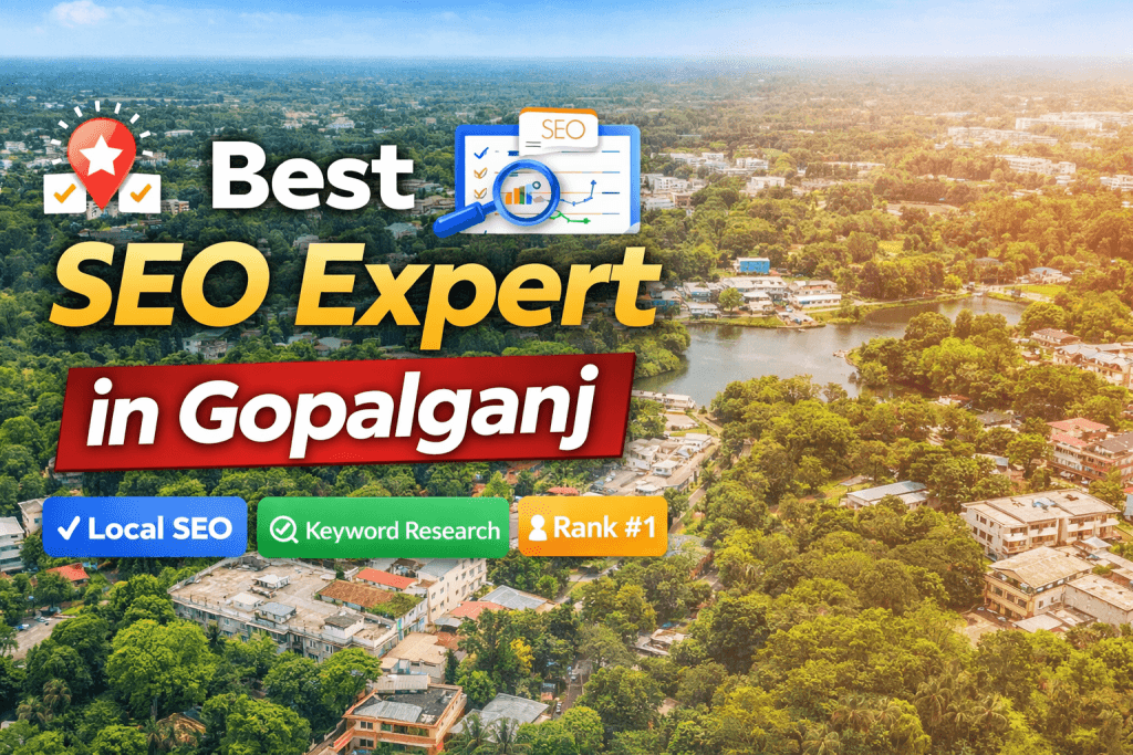 Best SEO expert in Gopalganj with local SEO, keyword research and Google ranking services